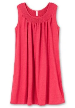 Sheego Shirtkleid Mit Smok-Einsatz, In A-Linie -Sheego Verkaufe 11272100245 04NQQ 00 SH