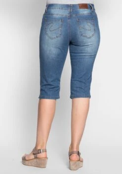 Sheego Caprijeans In Schmaler, Knielanger Form -Sheego Verkaufe 11295100053 14 SH