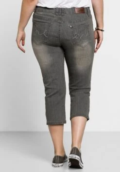 Sheego Caprijeans Mit Used-Effekten -Sheego Verkaufe 11334500126 00341 00 SH