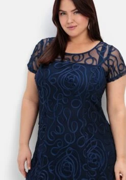 Sheego Cocktailkleid Mit Zierborten -Sheego Verkaufe 11621000018 04SHF 02 SH