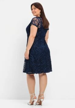 Sheego Cocktailkleid Mit Zierborten -Sheego Verkaufe 11621000018 04SHG 01 SH