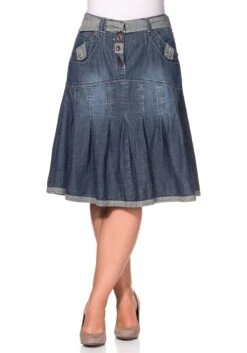 Jeansrock Mit Falten -Sheego Verkaufe 11754500053 02 SH