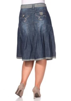 Jeansrock Mit Falten -Sheego Verkaufe 11754500053 04 SH