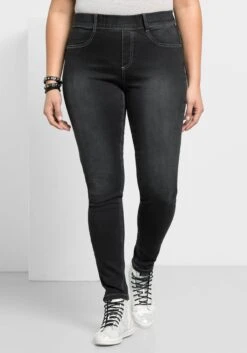 Sheego Jeggings In Power-Stretch-Qualität, Mit Schlupfbund -Sheego Verkaufe 11759600341 0011G 00 SH