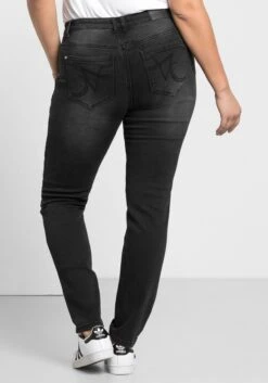 Sheego Skinny Power-Stretch-Jeans Im Biker-Look -Sheego Verkaufe 11760000341 002PK 00 SH