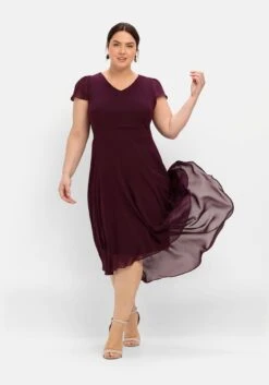 Sheego Abendkleid Mit Flügelärmeln -Sheego Verkaufe 12843400263 04SK5 02 SH