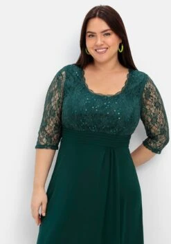 Sheego Abendkleid Mit Floraler Spitze 11 Sheego Abendkleid Mit Floraler Spitze -Sheego Verkaufe 12851401685 04SKF 02 SH