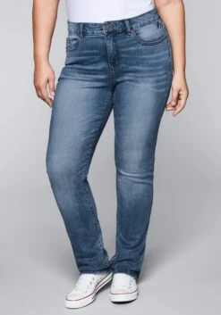 Sheego Gerade Stretch-Jeans Mit Bodyforming-Effekt -Sheego Verkaufe 12895400053 02LVB 01 SH