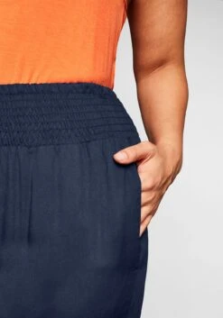 Sheego Weite Strandhose Mit Smokbund Und Taschen -Sheego Verkaufe 13057100018 03VAJ 00 SH