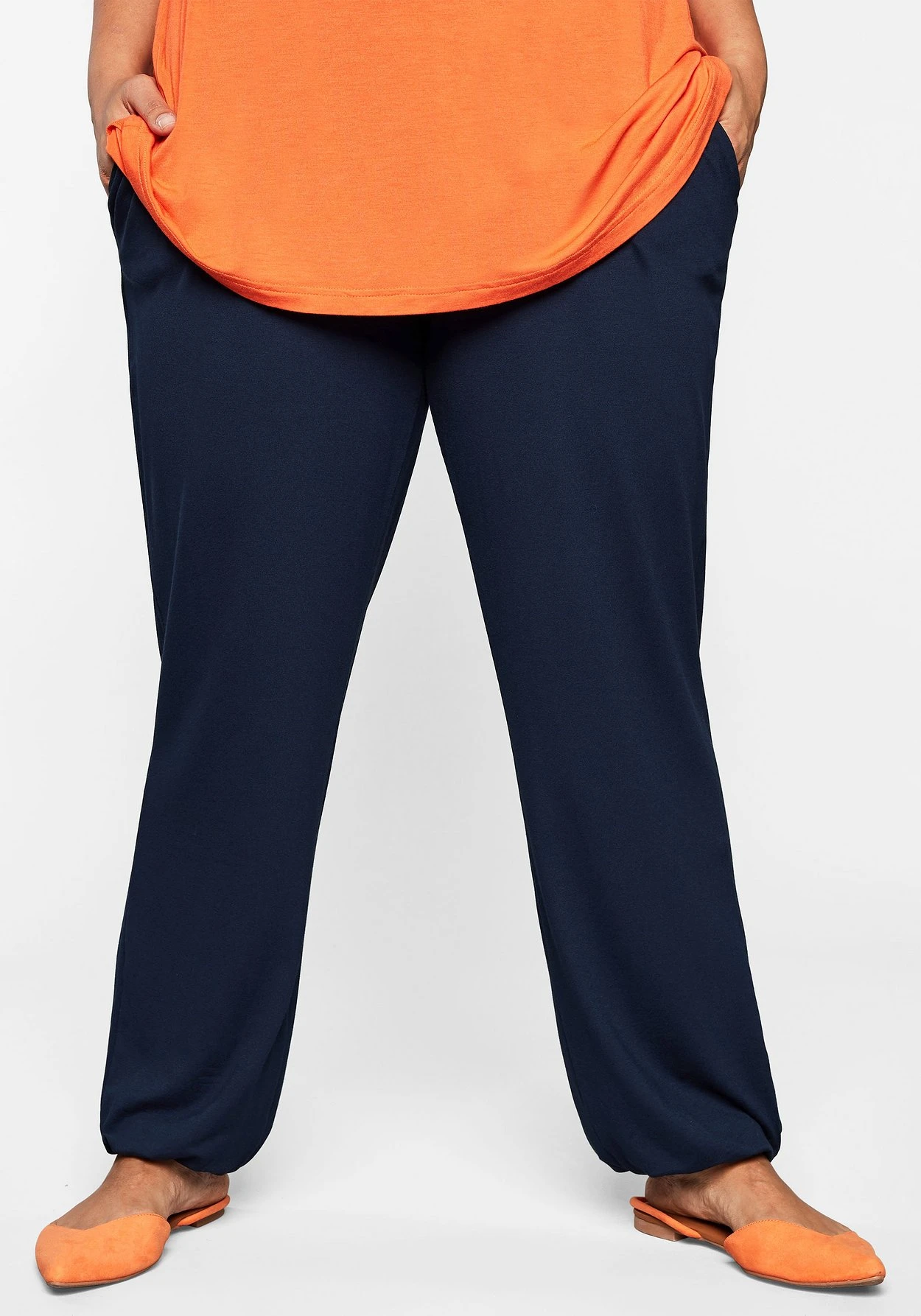 Sheego Strandhose Mit Breitem Smokbund 6 Sheego Strandhose Mit Breitem Smokbund – Bild 6