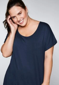 Sheego Shirtkleid Mit Taschen -Sheego Verkaufe 13116900018 02KZK 00 SH