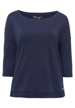 Sheego Sweatshirt Mit 3/4-Arm Und Rundhalsausschnitt -Sheego Verkaufe 13117600018 02L29 00 SH
