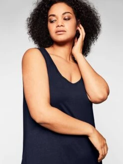 Sheego Strandkleid Mit Taschen, Im Vokuhilaschnitt -Sheego Verkaufe 13123600018 03U0H 00 SH