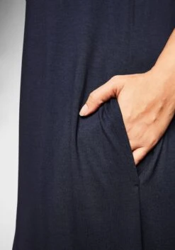 Sheego Strandkleid Mit Taschen, Im Vokuhilaschnitt -Sheego Verkaufe 13123600018 03U0I 00 SH