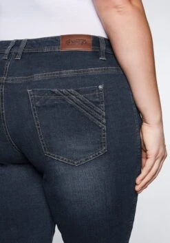 Sheego Jeansbermudas Mit Vorverlegter Seitennaht -Sheego Verkaufe 13142200330 02SS3 00 SH