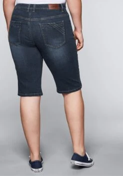 Sheego Jeansbermudas Mit Vorverlegter Seitennaht -Sheego Verkaufe 13142200330 02SSA 00 SH