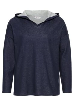 Sheego Sweatshirt Mit V-Ausschnitt Und Kapuze -Sheego Verkaufe 13213300018 03IGC 00 SH