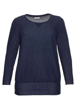 Sheego Sweatshirt Mit Breitem Saumbündchen -Sheego Verkaufe 13260300018 03WJR 00 SH