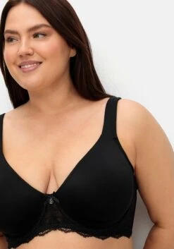 Sheego T-Shirt-BH Mit Spitze Und Nahtlosen Cups -Sheego Verkaufe 13499300289 04UQA 02 SH