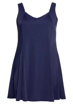 Sheego Badekleid Mit V-Ausschnitt Und Integrierter Hose. -Sheego Verkaufe 13604002018 04A8L 00 SH