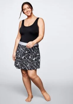 Sheego Badekleid Mit Rundhalsausschnitt, Blickdicht -Sheego Verkaufe 13604100404 03C76 01 SH