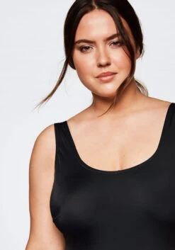 Sheego Badekleid Mit Rundhalsausschnitt, Blickdicht -Sheego Verkaufe 13604100404 03C7B 00 SH