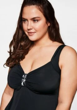 Sheego Tankini Top Mit V-Ausschnitt, Figurumspielend -Sheego Verkaufe 13604300404 03C72 00 SH