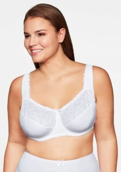 Sheego BH Mit Bügel Und Elastischer Spitze