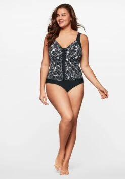 Sheego Badeanzug Raffung Figurformend Shape Tankini-Optik -Sheego Verkaufe 13652900404 03CPK 01 SH