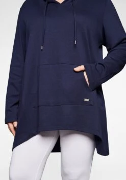 Sheego Longsweatshirt Mit Kängurutasche, Im Vokuhila-Schnitt -Sheego Verkaufe 13707300018 045KC 00 SH