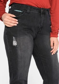 Sheego Mom-Jeans Mit Destroyed-Effekten Und Formbund -Sheego Verkaufe 13727700341 03GYU 00 SH