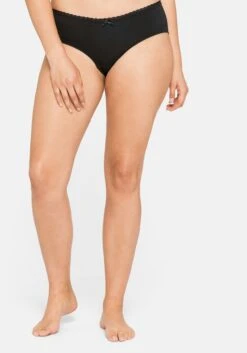 Sheego Slips Mit Spitzeneinsätzen, Im Doppelpack