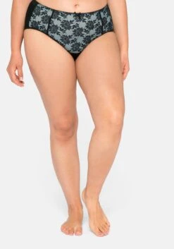 Sheego Slip In Abdeckender Schnittform, Mit Spitze Und Mesh