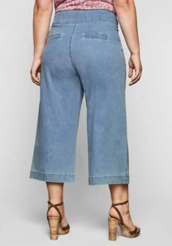 Sheego Jeans-Culotte Mit High-Waist-Bund Und Bindegürtel -Sheego Verkaufe 13836500328 03TY4 00 SH