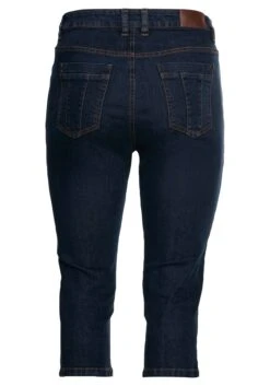 Sheego Caprijeans Mit Catfaces Und Kontrastnähten -Sheego Verkaufe 13843400330 04AUA 00 SH