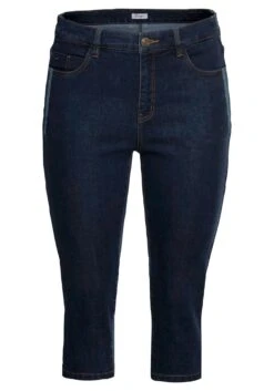 Sheego Caprijeans Mit Catfaces Und Kontrastnähten -Sheego Verkaufe 13843400330 04AUC 00 SH