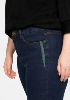 Sheego Caprijeans Mit Catfaces Und Kontrastnähten -Sheego Verkaufe 13843400330 04AUE 02 SH