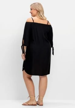 Sheego Strandkleid Im Carmen-Look Mit Schmalen Trägern -Sheego Verkaufe 13843800289 04N8C 02 SH