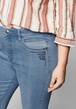 Sheego Skinny Jeans In 7/8-Länge, Mit Stickerei Vorn -Sheego Verkaufe 13846400329 03TWI 00 SH