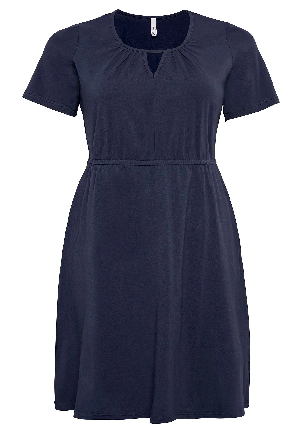 Sheego Jerseykleid Mit Cut-out Am Ausschnitt 4 Sheego Jerseykleid Mit Cut-out Am Ausschnitt – Bild 4