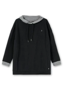 Sheego Sweatshirt Mit Weitem Kragen Und Kontrastdetails -Sheego Verkaufe 13847900289 04UV6 00 SH