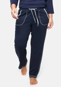 Sheego Relaxhose Mit Kontrastnähten, In Gerader Form