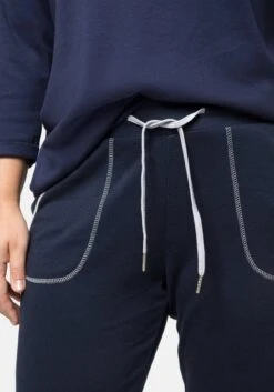 Sheego Relaxhose Mit Kontrastnähten, In Gerader Form -Sheego Verkaufe 13848000018 046PP 02 SH