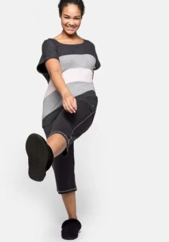 Sheego Relax-Caprihose In 3/4-Länge Mit Kontrastdetails -Sheego Verkaufe 13848100105 03THN 02 SH