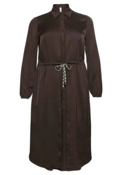 Sheego Hemdblusenkleid In 2-in-1-Optik, Im Materialmix -Sheego Verkaufe 13856100066 03QV5 00 SH