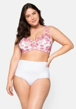 Sheego Bügel-BH Mit Stickereispitze Und Mesh-Einsätzen -Sheego Verkaufe 13895900010 03QWU 02 SH