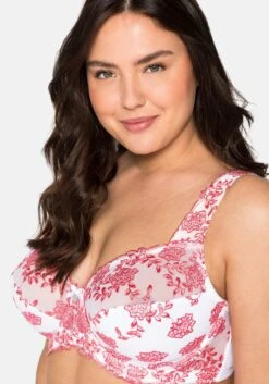 Sheego Bügel-BH Mit Stickereispitze Und Mesh-Einsätzen -Sheego Verkaufe 13895900010 03QWZ 02 SH