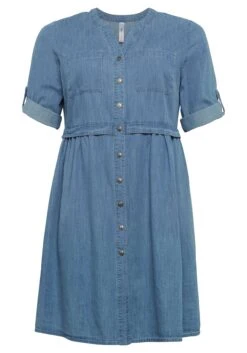 Sheego Jeanskleid Mit Knopfleiste Und Hoher Taille -Sheego Verkaufe 13925800328 03UK7 00 SH