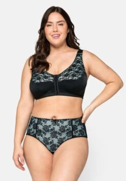 Sheego BH In Bügelloser Form, Mit Spitze Und Kontrastfutter -Sheego Verkaufe 13940800422 03QDW 02 SH