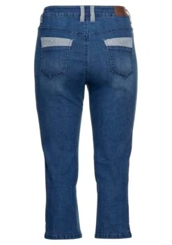 Sheego Schmale Jeans In 7/8-Länge, Mit Kontrastdetails -Sheego Verkaufe 13995800053 03XEF 00 SH